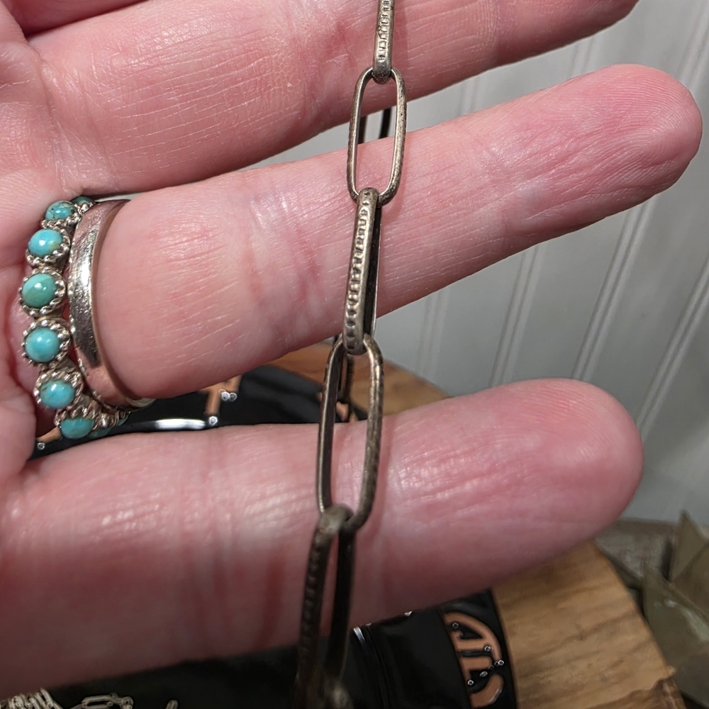 Sterling Chain Link Necklace - Picture 5 of 6